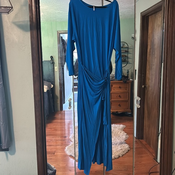 Free People Alyssa Long Sleeve Wrap Dress Size Large NWOT - Picture 9 of 9